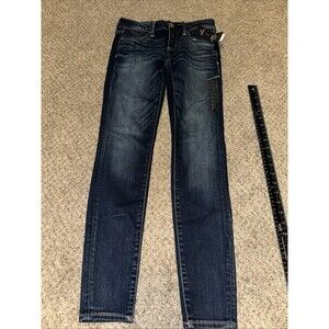 NWT American Eagle Outfitters Super Stretch Super Low Rise Jegging Women Sz4 Reg